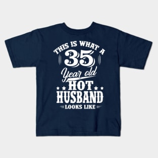 What 35 year old hot husband looks like Kids T-Shirt